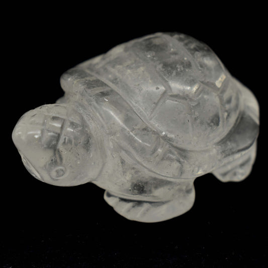 Clear Quartz Turtle Carving [Type 2]