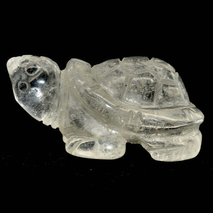 Clear Quartz Turtle Carving [Type 2]