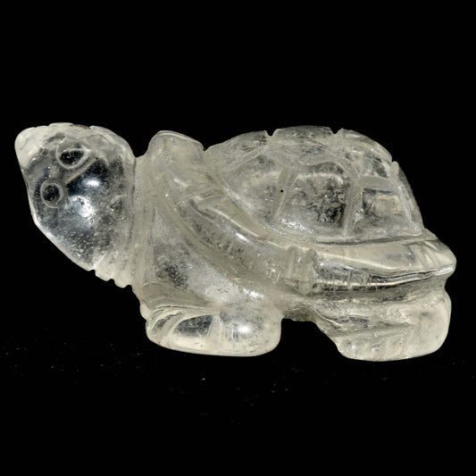 Clear Quartz Turtle Carving [Type 2]