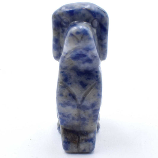 Sodalite Dog Carving