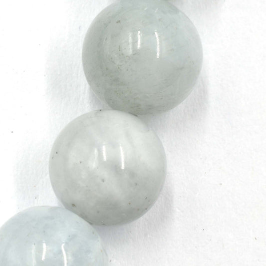 Aquamarine Bead Bracelet