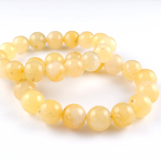 Yellow Aventurine Bead Bracelet [12mm]
