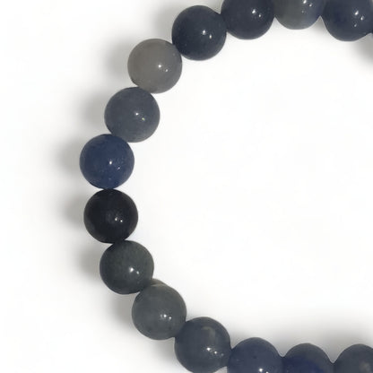 Blue Aventurine Bead Bracelet