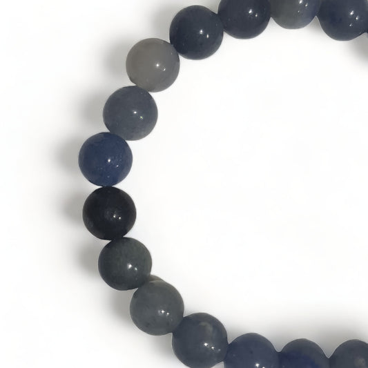 Blue Aventurine Bead Bracelet
