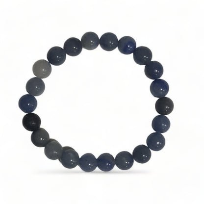 Blue Aventurine Bead Bracelet