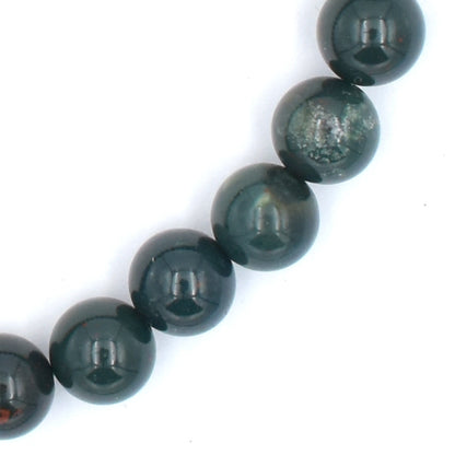 Bloodstone Bead Bracelet