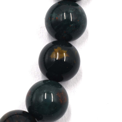 Bloodstone Bead Bracelet