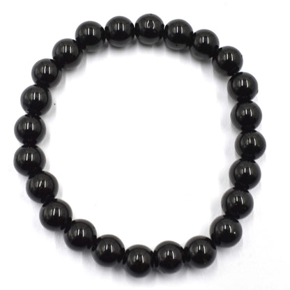 Black Tourmaline Bead Bracelet