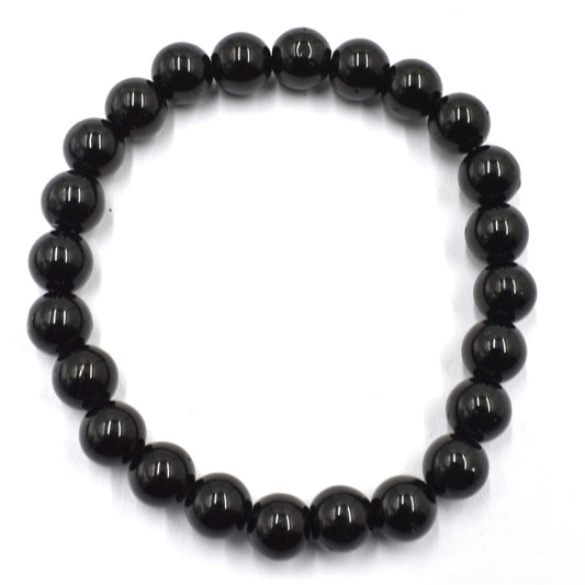 Black Tourmaline Bead Bracelet