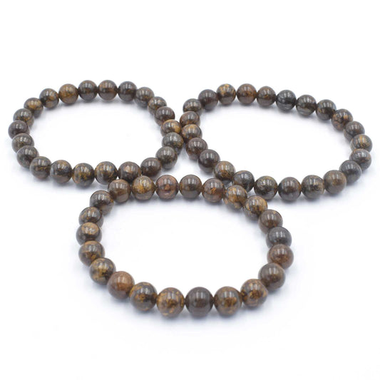 Bronzite Bead Bracelet