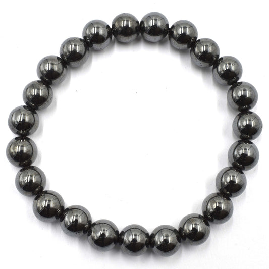Hematite Bead Bracelet