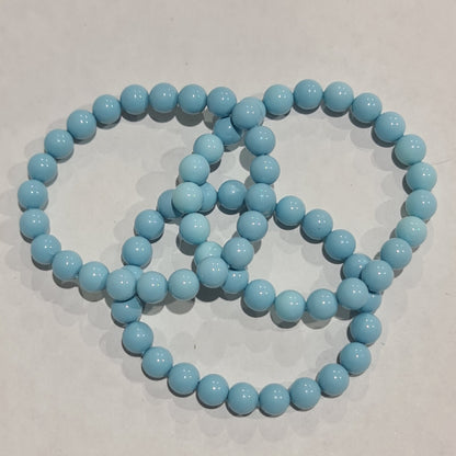 Turqouise Howlite Bead Bracelet