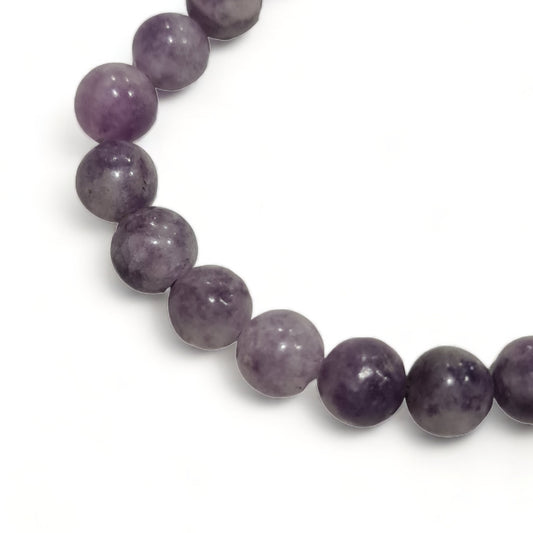 Lepidolite Bead Bracelet