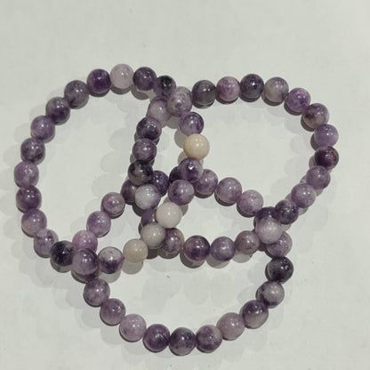 Lepidolite Bead Bracelet