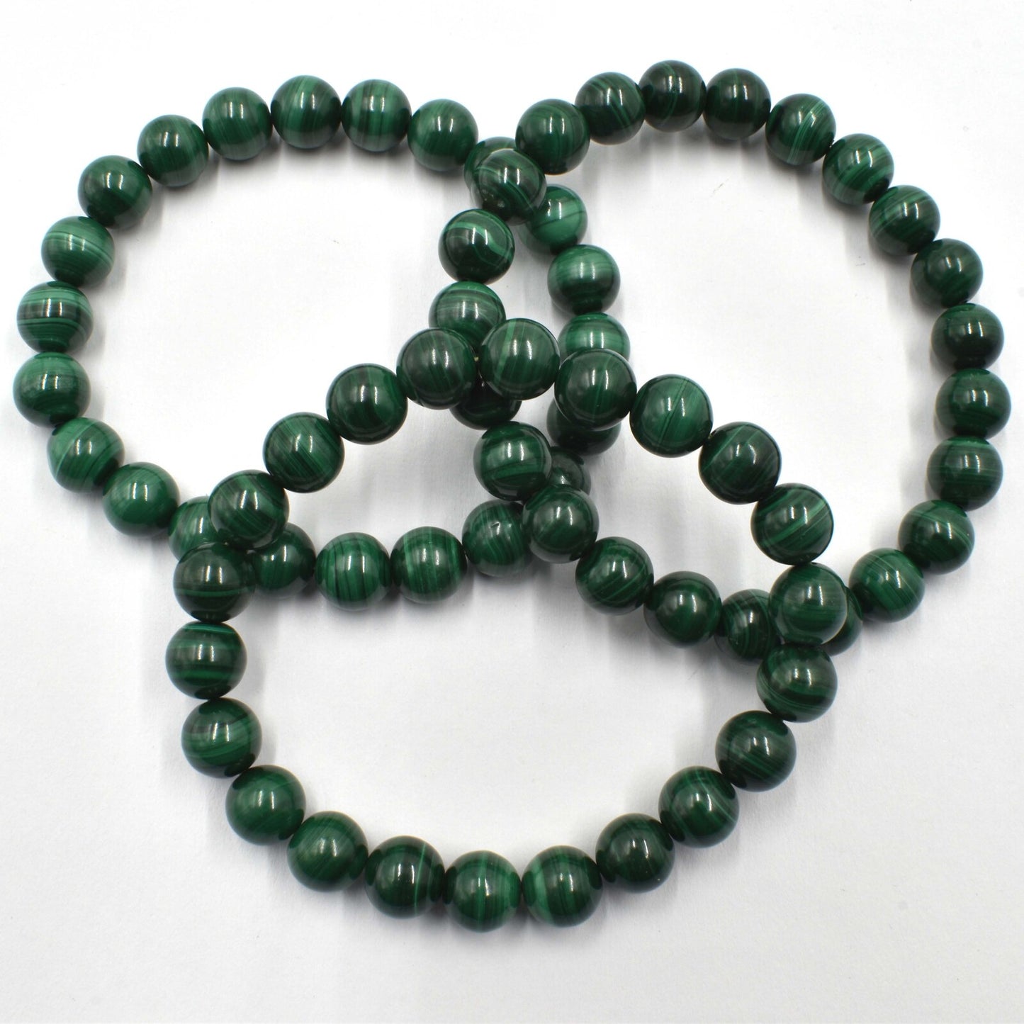 Malachite Bead Bracelet