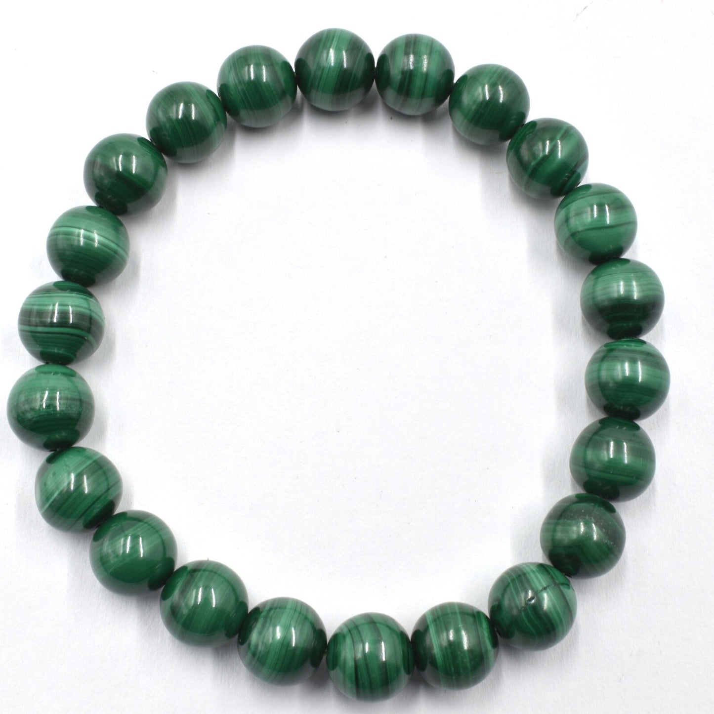 Malachite Bead Bracelet