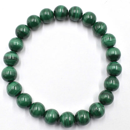 Malachite Bead Bracelet
