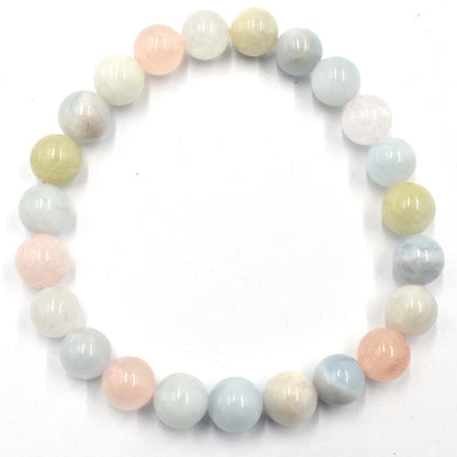 Morganite Bead Bracelet