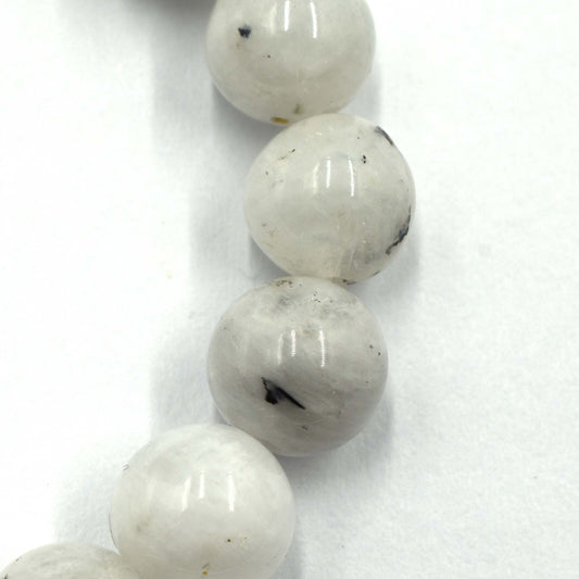 Rainbow Moonstone Bead Bracelet