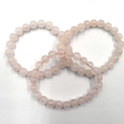 Rose Quartz Bead Bracelet