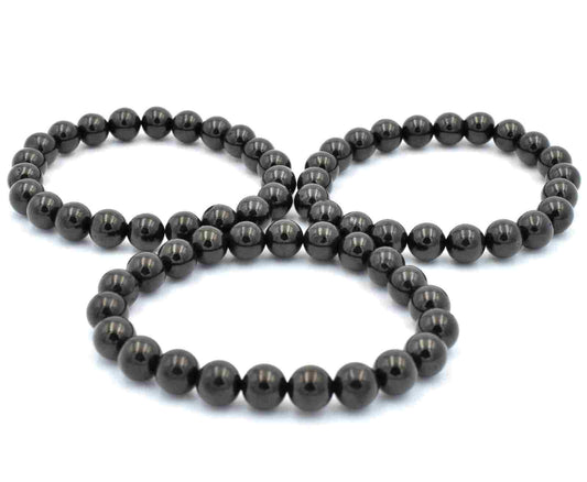 Jet Bead Bracelet