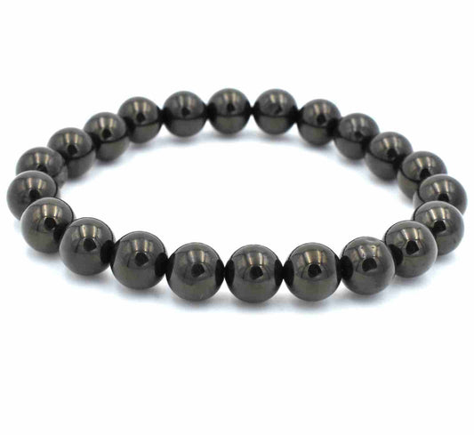 Jet Bead Bracelet
