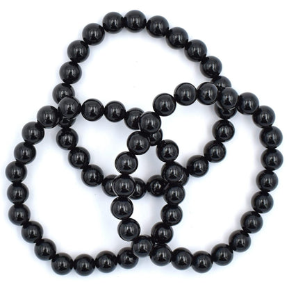 Black Sardonyx Bead Bracelet
