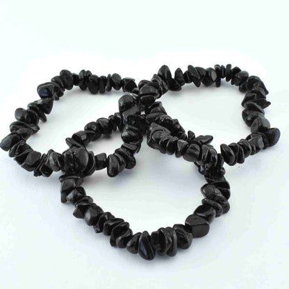 Black Tourmaline Chip Bracelet