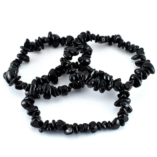 Black Tourmaline Chip Bracelet