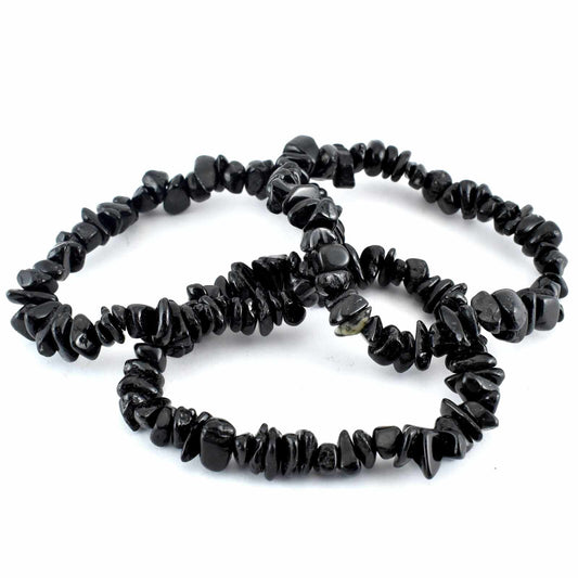 Black Tourmaline Chip Bracelet