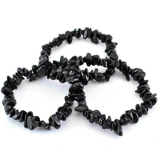 Black Tourmaline Chip Bracelet
