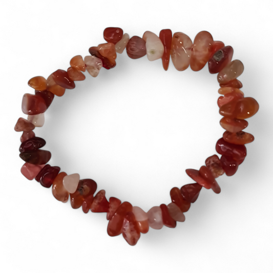 Carnelian Chip Bracelet