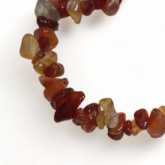 Carnelian Chip Bracelet
