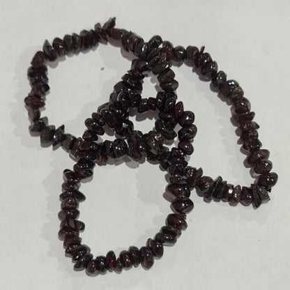 Garnet Chip Bracelet