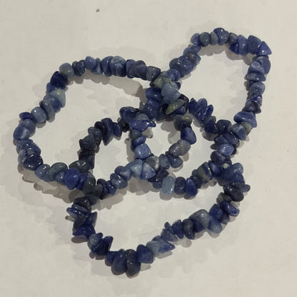 Blue Aventurine Chip Bracelet