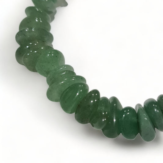 Green Aventurine Chip Bracelet