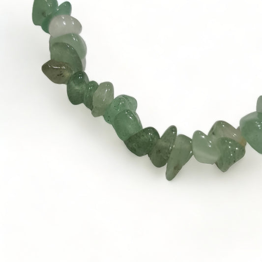 Green Aventurine Chip Bracelet