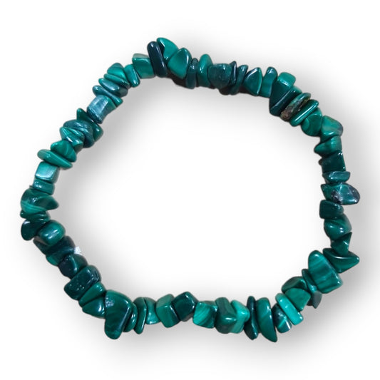 Malachite Chip Bracelet