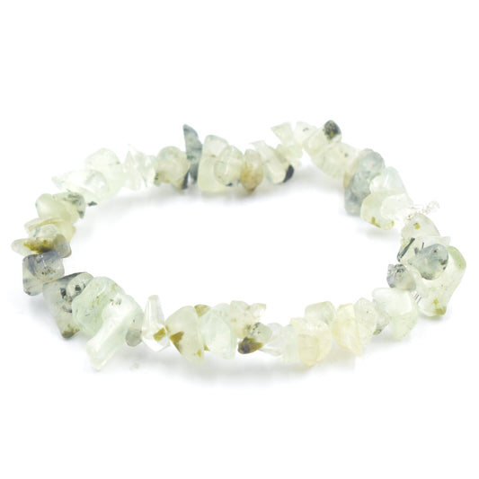Prehnite Chip Bracelet