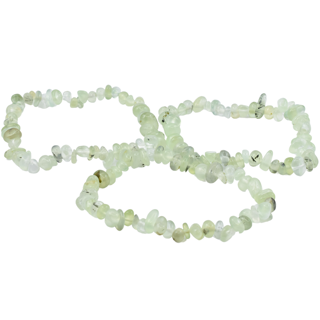 Prehnite Chip Bracelet