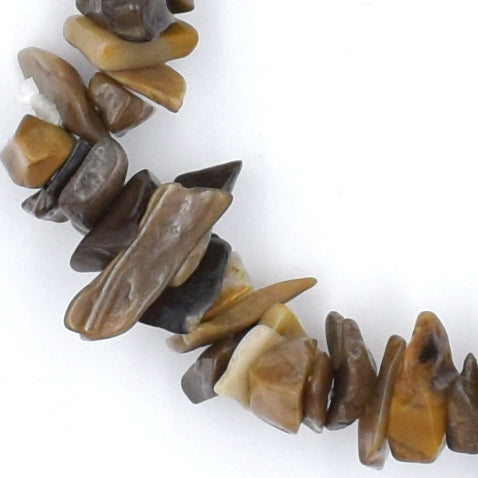 Petrified Wood Chip Bracelet