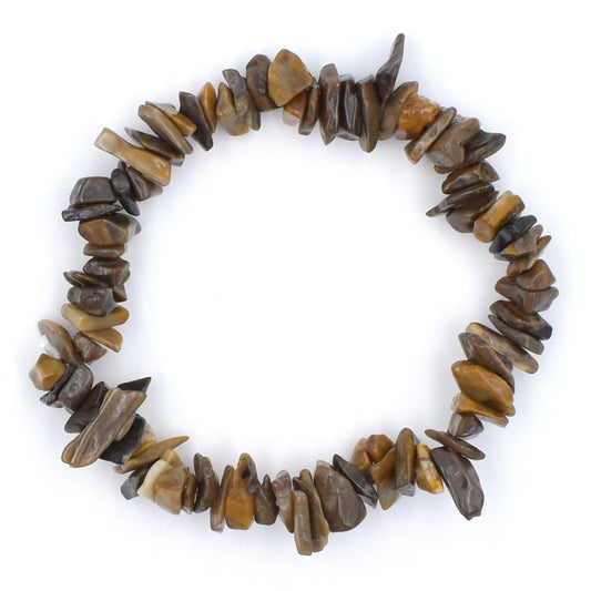 Petrified Wood Chip Bracelet