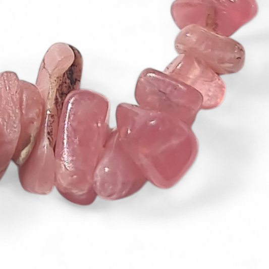 Rhodocrosite Chip Bracelet