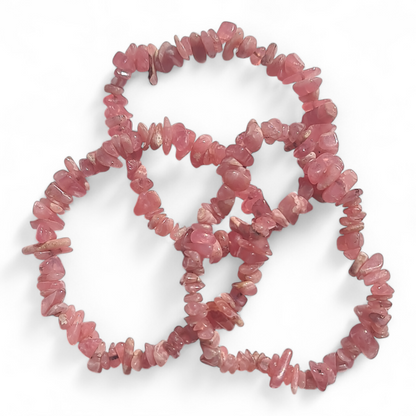 Rhodocrosite Chip Bracelet