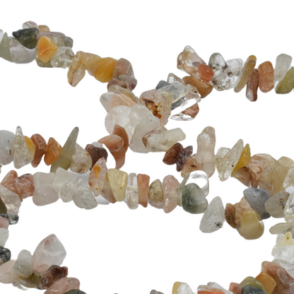 Golden Rutilated Quartz Chip Bracelet