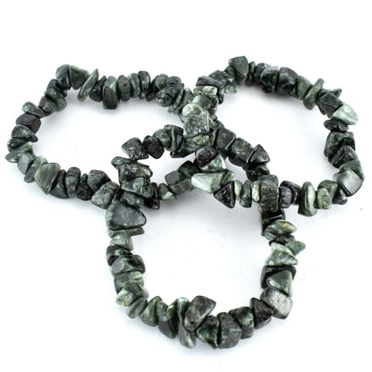 Seraphinite Chip Bracelet
