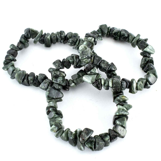 Seraphinite Chip Bracelet