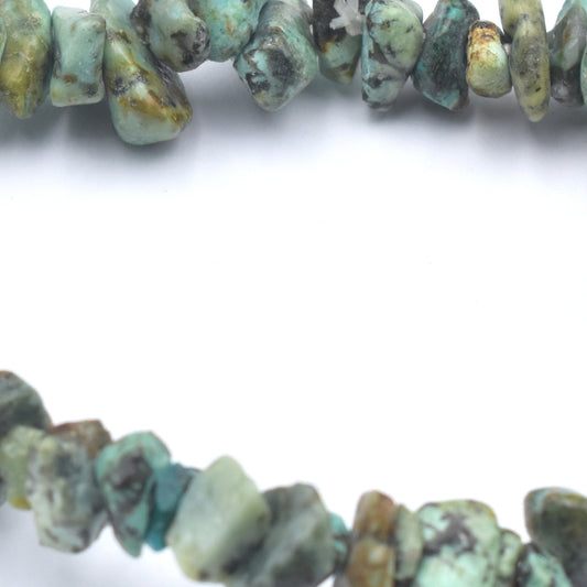African Turquoise Chip Bracelet