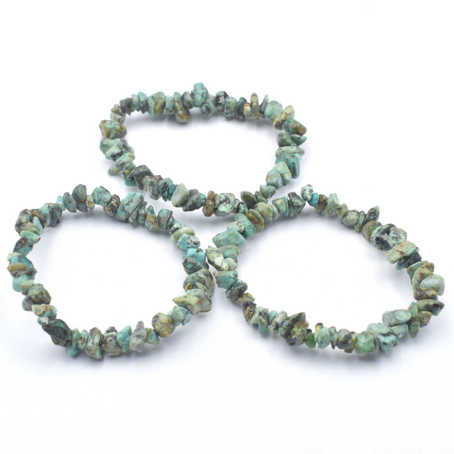 African Turquoise Chip Bracelet