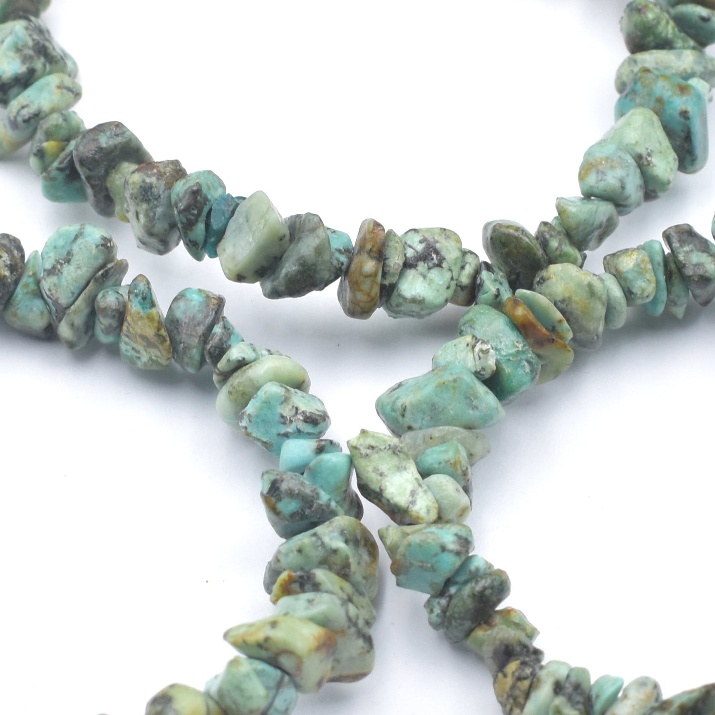African Turquoise Chip Bracelet